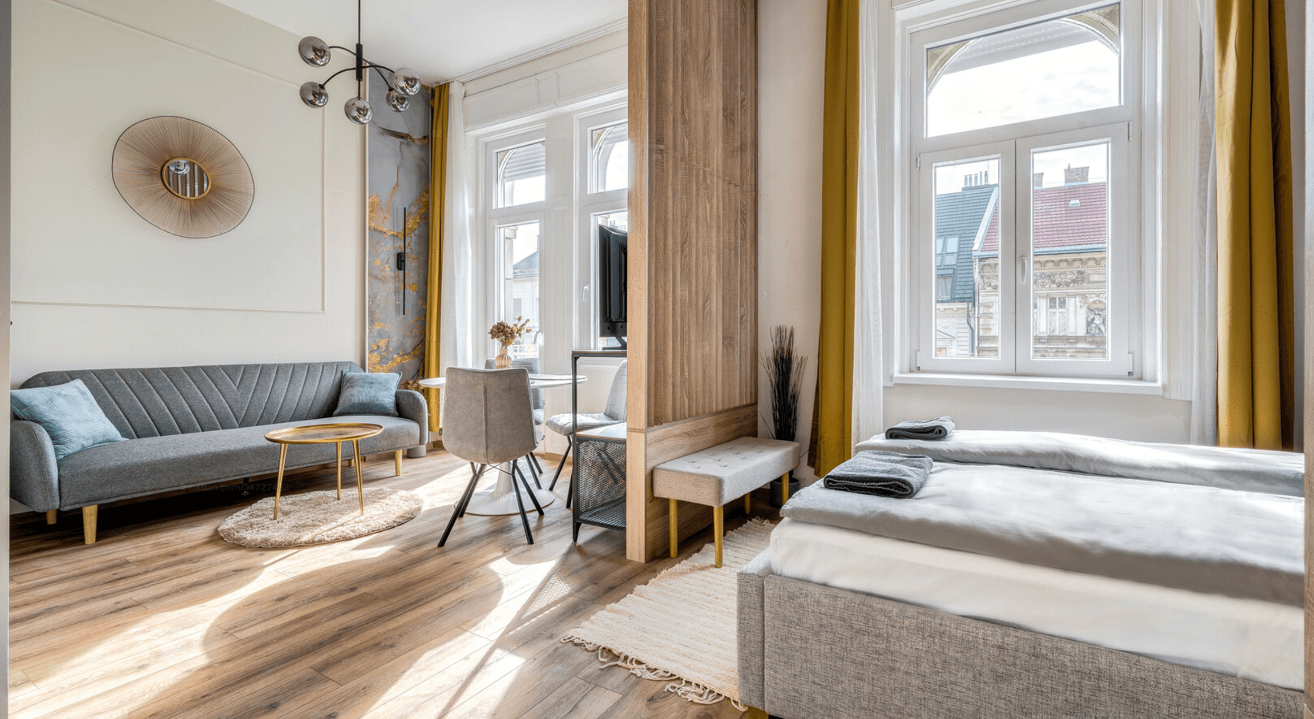 Teréz boulevard, 3 premium studio apartment