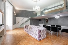 Andrássy Avenue, two gallery-style homes with private jacuzzis and a breathtaking view of St. Stephen’s Basilica.